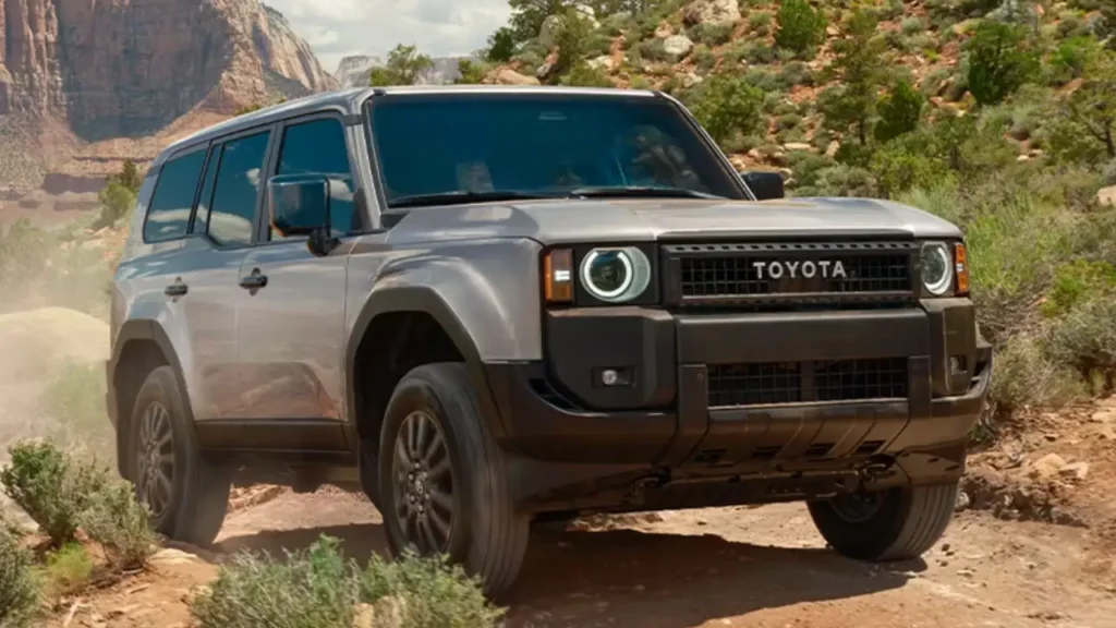 2026 Toyota Land Cruiser hybrid SUV exterior and interior overview