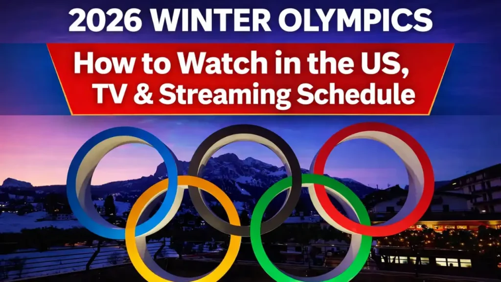 2026 Winter Olympics Olympic rings with “How to Watch in the US, TV & Streaming Schedule” banner for Milan Cortina Games Select 80 more words to run Humanizer