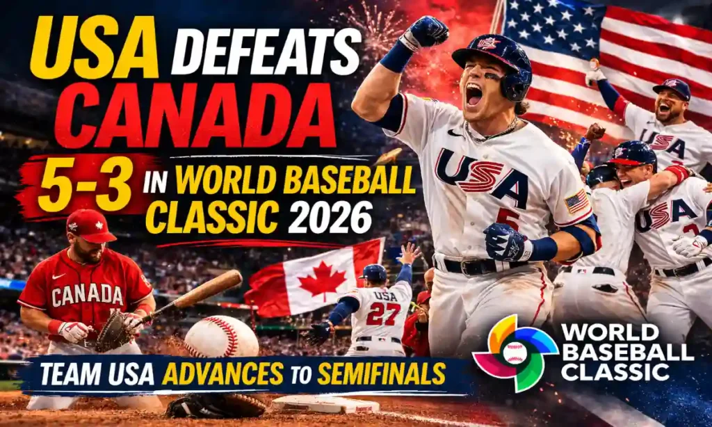 USA vs Canada WBC 2026