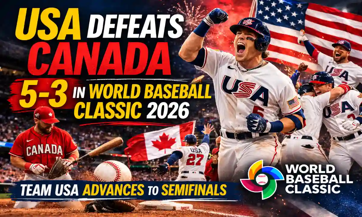 USA vs Canada WBC 2026