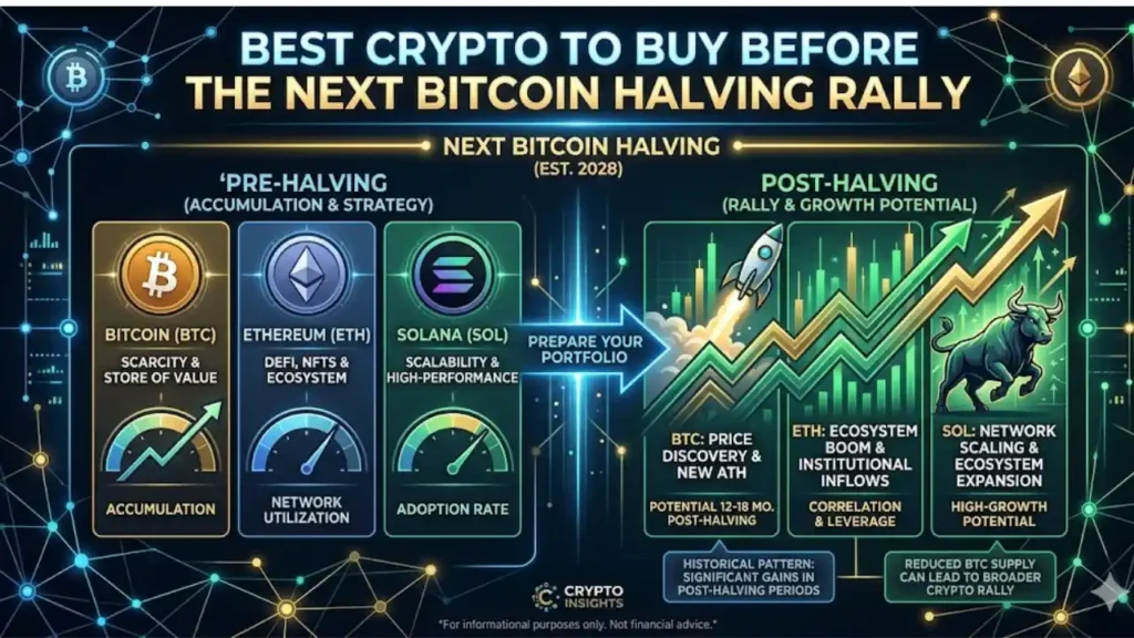Best Crypto to Buy Before the Next Bitcoin Halving Rally
