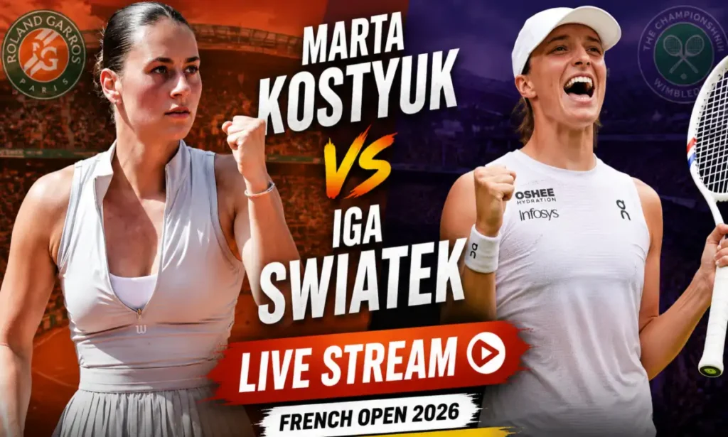 Marta Kostyuk vs Iga Swiatek